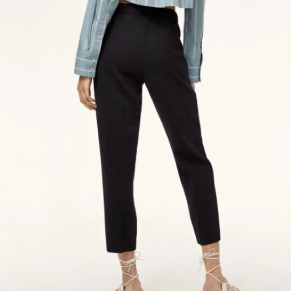 Aritzia Wilfred High Waist Cherice Linen Blend Dress Pants